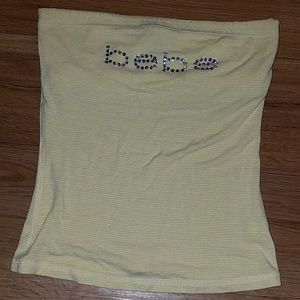 Bebe Stripe Tube Top